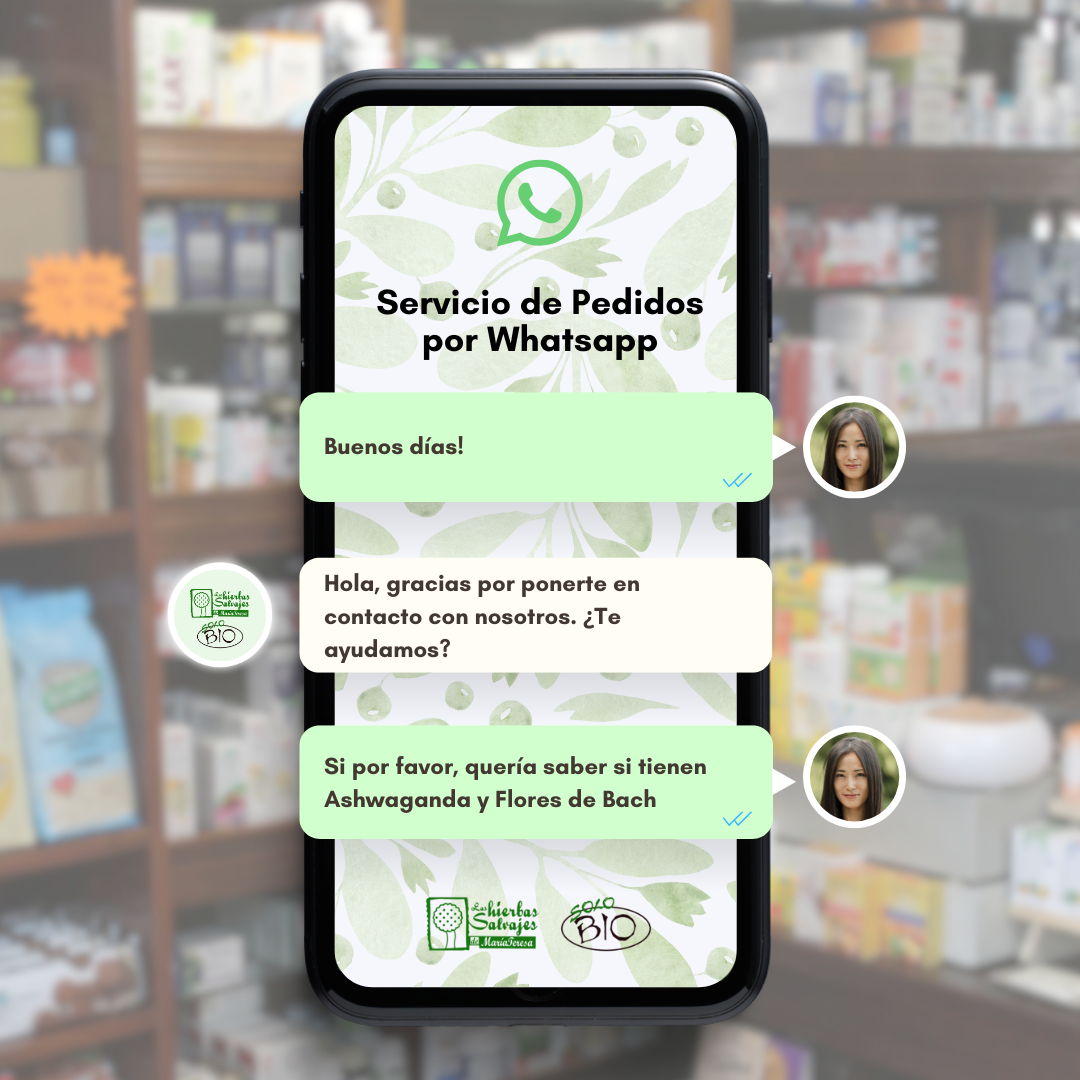 comprar por hatsapp hierbas salvajes