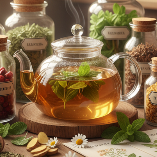 hierbas, manzanilla, té